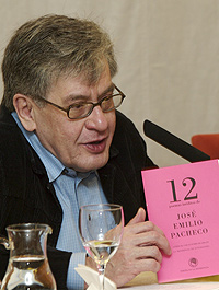 Jos Emilio Pacheco en la Residencia de Estudiantes en 2006