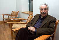 lvaro Mutis, en 2007, en la Residencia de Estudiantes